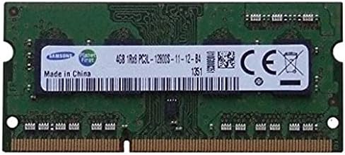 Samsung оригинална 4 GB, 204 пин sodimm памет, DDR3 PC3L-12800, модул ram за лаптоп (M471B5173QH0-YK0)
