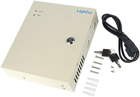 Lapetus 9 Канален Порт 12 vdc 10 Ампера с предохранителем PTC Разпределени Захранването за система за видеонаблюдение с DVR и камера или фотоапарати