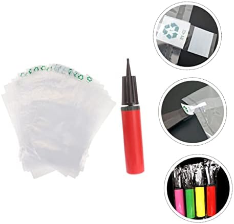 Operitacx 4 Комплекта Опаковка Надуваем чанта за борба с налягане Прозрачни Опаковки, Пакети Пълнеж за възглавници