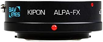 Оптичен адаптер KIPON Focus Reducer за използване на обектива Alpa на беззеркальной фотоапарат Fuji X XF Mount