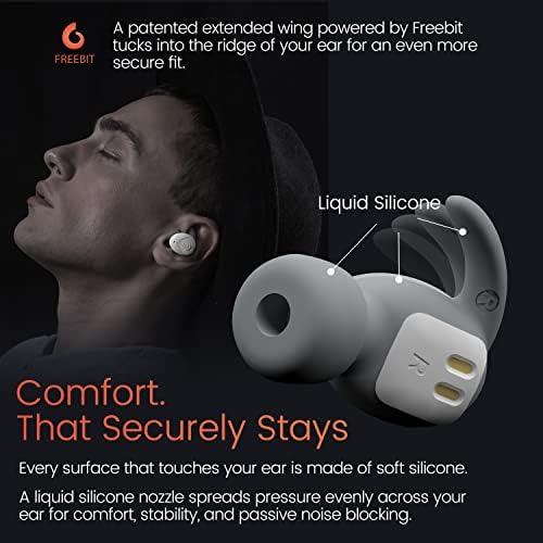 Безжични спортни слушалки OCELY, [Серия на Iliq] ушите Bluetooth 5.2, Шумоизолация, Прозрачност, на режим на