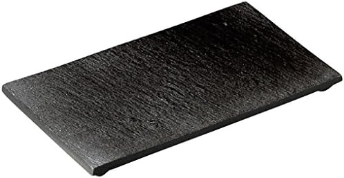 Ямашита когэй (Ямашита когэй) Плоча от черна керамика Yamasita Занаятите 11154140 дължина 4 метра, 6,3 х 10.8 х 0,9 инча (16 х 27,5 х 2,4 см)