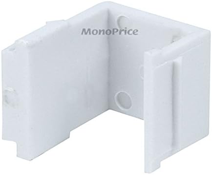Вмъкване-заготовки Monoprice За стенните плочи - 10 бр. / опаковане. (Бял)