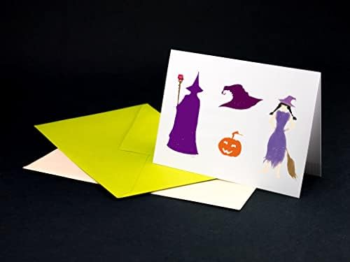 Прозрачни Печати върху Хелоуин за направата на картички и украси за фото албум, Печати на Магически Вещици, Прозрачни