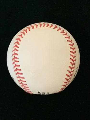 Алваро Еспиноса #20 Индианс Янкис Метс ПОДПИСАХА Официален Бейзболен топката NL с голограммой - Бейзболни топки с автографи