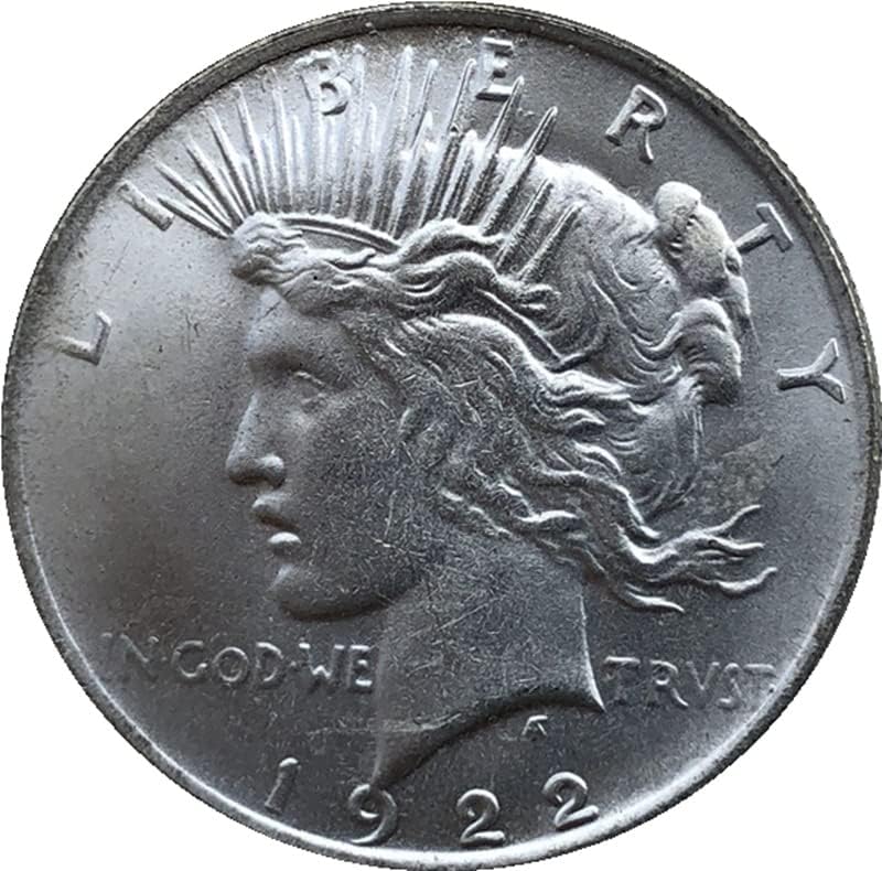Американските монети 1922-Те години, Месинг, със сребърно покритие, Старинни Занаяти, Колекция от Чуждестранни Възпоменателни монети