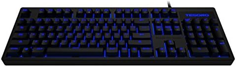 Ръчна детска клавиатура Tesoro Синя със синя led подсветка (TS-G7NL-V2 (BL))