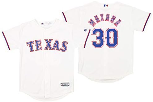 Младежки дрехи за по-големите момчета (8-20 години) Тексас Рейнджърс Номар Мазара 30 МЕЙДЖЪР лийг бейзбол