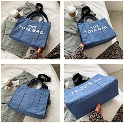 GKEVER Чанта за хранене, Обяд-бокс, дамски Холщовая чанта, Просто Дизайнерска чанта на рамото в лениво стил