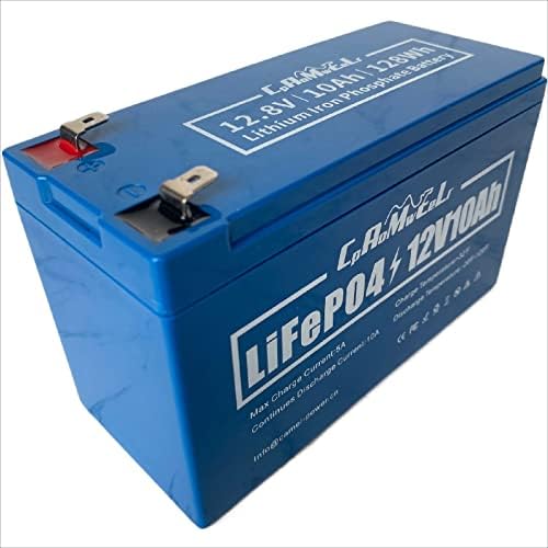 Батерия LiFePO4 12 На 10 Ah, срока на експлоатация на 4000 + цикли, срок на служба 10 години, ниско тегло с вградена BMS, широко се използва в кемперах, микробуси, скутери, слънчев