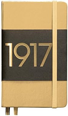 Специално издание LEUCHTTURM1917 в метална подвързия - Джобен Бележник, формат А6 в твърди корици (златен) - 187 Номерирани