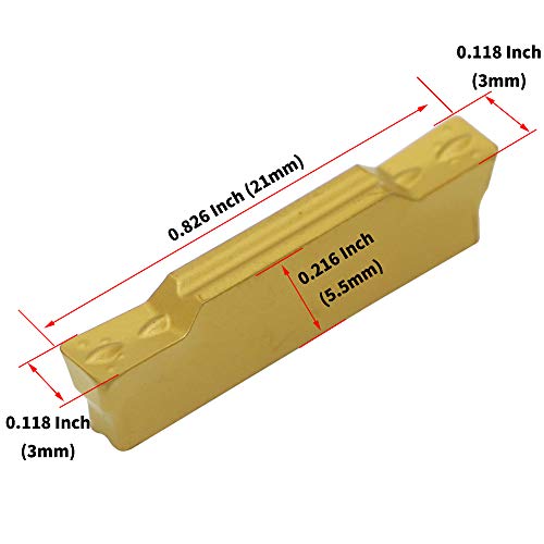 Титуляр на струг с ЦПУ MGEHR2020-3 за подслушване на канали (0,787 инча) с три твердосплавными остриета MGMN300. Жълт Обработена стомана, неръждаема стомана цвят на фуксия, алу?