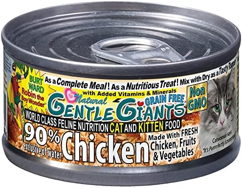 Мокра храна за котки Нежно Джайънтс с пиле, 3 грама, опаковане 24, 24 х 3 грама