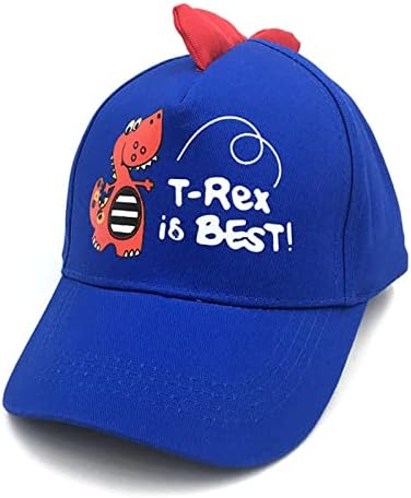 Детска бейзболна шапка с 3D Динозавром, Капачката на шофьор на камион Минути Рекс за Малки Момчета, Скъпа Памучен Шапка