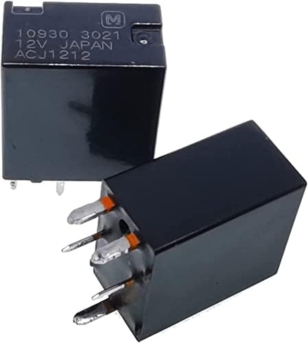 Реле SHUBIAO 10ШТ 1212 Автоматично реле ACJ1212 12V DIP5 12VDC (Цвят: 10шт, Размер: ACJ1212)