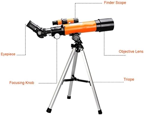 Детски телескоп SLNFXC със Статив, Оптичен мерник, Преносим Телескоп за деца и Начинаещи, с Пътен едно око