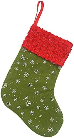 Коледни Малки Чорапи Коледно Дърво Висящи Украси Коледни Чорапи Подарък Пакет Icicle Венец