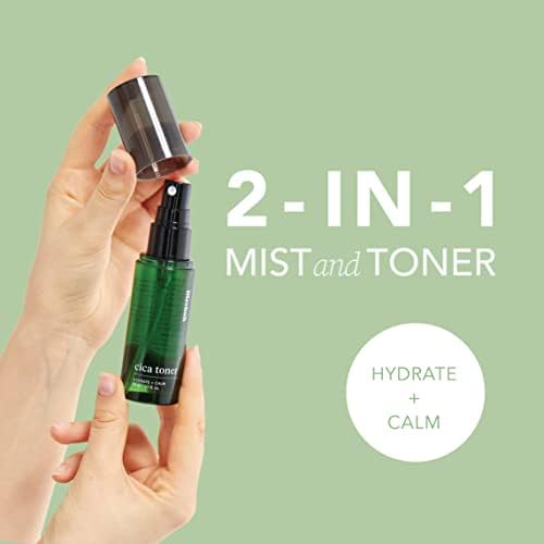 Корейски тонер за лице - CICA Mist Toner, Не съдържащ Алкохол, Успокояващ, Хидратиращ, Оживляющий 1,7 грама