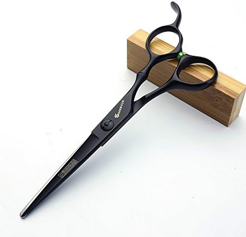 набор от професионални ножици за подстригване на коса black hair design 400C steel cutting thin set (6 Ножица