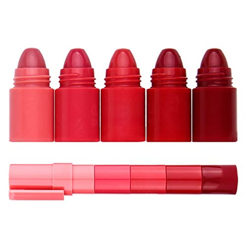 Xiahium Friday Makeup 5 Цвята Популярна Червило Водоустойчиви Мастила Блясък За устни Удароустойчив Lipcolor