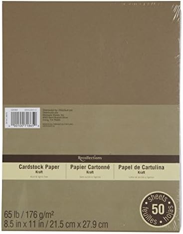Ценна опаковки от картон, хартия, 8.5 x 11 в крафт-опаковка от Recollections