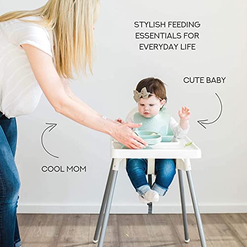 Силиконови детски лъжици Simka Rose - За самостоятелно хранене, 6 месеца, Първият етап, Бебешки лъжички за бебета и малки деца