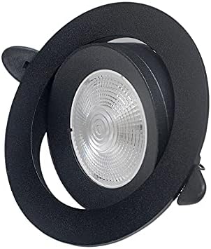 OKLUCK Тънки led Осветителни точка осветление за таван на Дневна светлина Черните плафониери от стомана трансформатори IP44