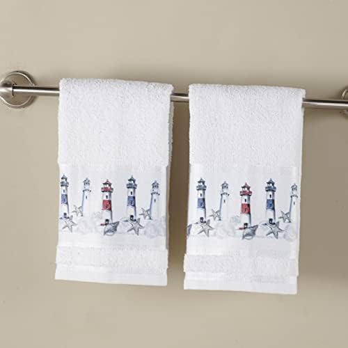 Кърпи за Ръце Lakeside Collection В Морски стил - Кърпи За Подсушаване на Ръцете В Банята на Крайбрежните Морски