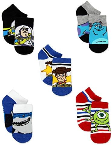 Герои на Disney Pixar Toy Story Monsters Inc търсенето На Немо За Деца 5 опаковки Чорапи