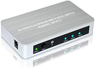 Комутатор XtremPro HDMI 2.0, 4K2K 60 Hz, HDCP 2.2, 3x1 или 5x1, изход 3 в 1 или 5 в 1, поддържа 4K, Full HD1080p,
