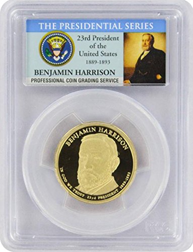 2012 Harrison Президентски S Proof Президентски долар PR-69 бр.