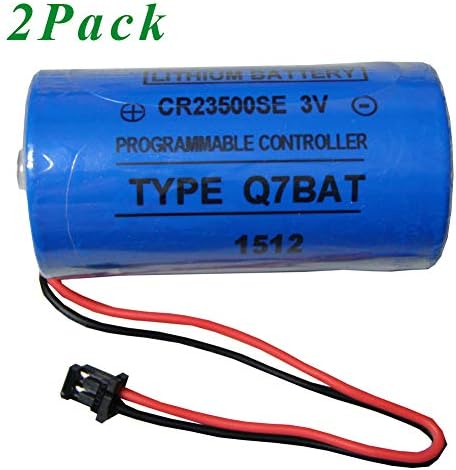 Q7BAT CR23500SE за PLC-батерии серия QNS Q Промишлени Сменяеми Батерии с жак 3 5000 ма (4 опаковки)