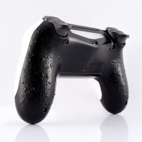 ModFreakz® Задната Обвивка 3D Splash Черна Гумена контролера На PS4 Генерал 4,5 V2