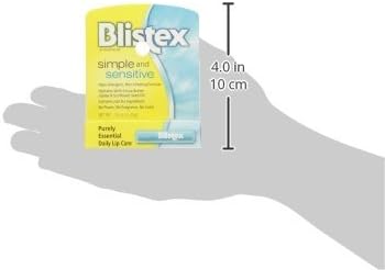 Овлажняващ крем за устни Blistex Simple & Sensitive 0,15 грама (опаковка от 4 броя)