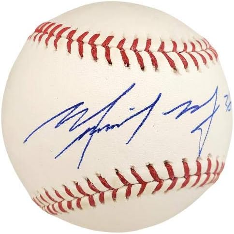 Майкъл плодова напитка С Автограф от Официалния Представител на MLB Бейзбол San Francisco Giants MCS Holo Stock #57860 - Бейзболни топки с Автографи