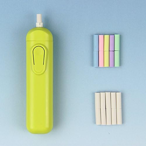 Набор от електрически Ластиков Автоматично Гумичка за моливи на батерии с 20 Сменяеми ластиками Подходящ за използване с