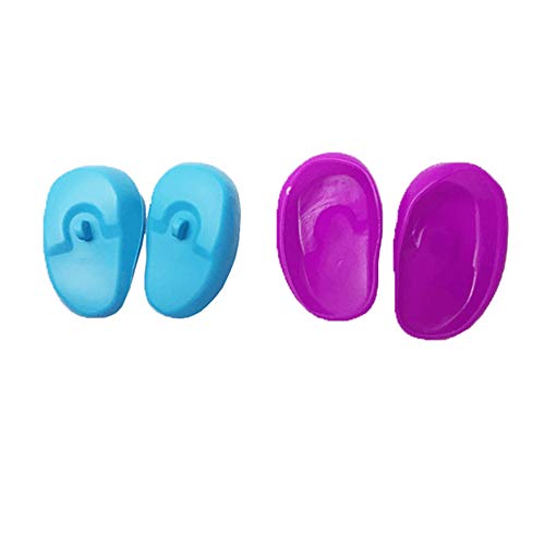 3 Чифта Непромокаеми силиконови ушни на седалките, Окрашивающих Фризьорски салон боя, Ушния калъф, Защитни слушалки,