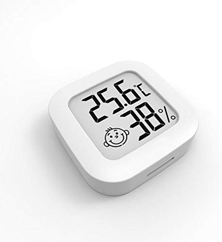 XJJZS Мини Термометър за стая Цифров LCD Сензор за Температура, Влага Термометър Стаен Влагомер Сензор