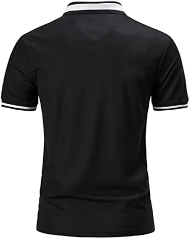 Мъжки Ризи Поло ZDFER, Риза за голф с Къс ръкав, Лятна Ежедневна Спортна Риза, Памучни Панталони Върховете на Копчета