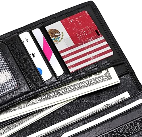 Американското Знаме на Мексико USB Флаш Памет Персонални Кредитна Карта Памет Memory Stick USB Key Подаръци