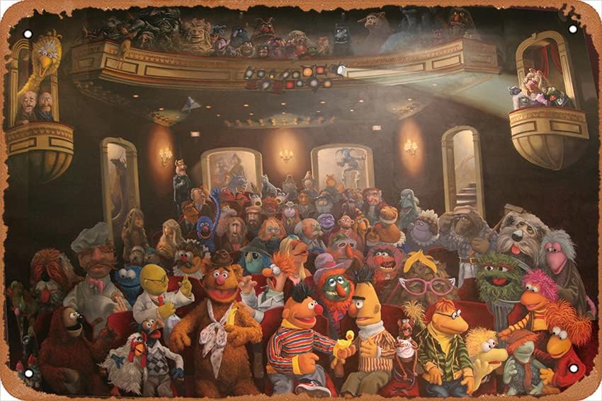 ТЕЛЕВИЗИОННИ предавания, The Muppet Show, Маппеты (ТВ предавания) Реколта Лидице Табела Метална Плакат Табела Ретро Стенен Декор Плакат за Домашно Хотела Знак Подарък 8x12 ?