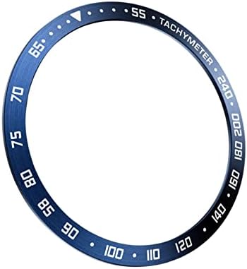 MYCCOK Метална Халка за часа е Съвместимо Galaxy Watch4 44 мм Защита от надраскване Метален Корпус Стил E