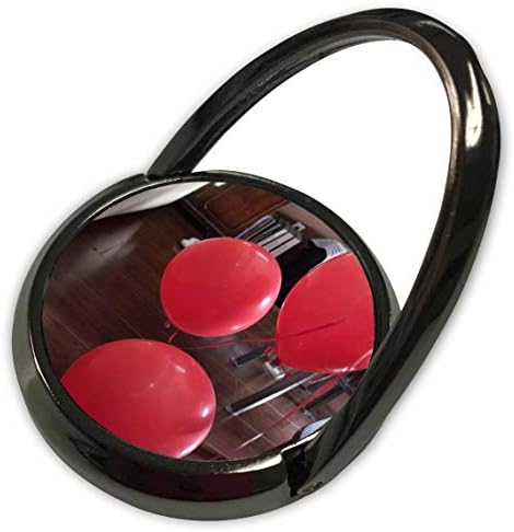 3дРоуз Джо Фокстографи - Червени балони - Три червени въздушни топка Летят Към Пода, След парти - едно Телефонно