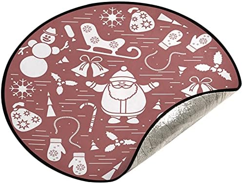 visesunny весела Коледа Подложка за Коледно килимче за Влакчета за Дърво Подложка За защита на Пода Впитывающий Подложка за