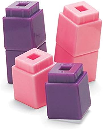Образователни ресурси Didax, Розово, опаковки от 100 кубчета Unifix