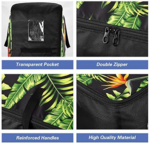 N/A Чанта за съхранение на дрехи Под Завивките - Организаторите от Тропически Палмови листа Голям Капацитет, Чанта-Органайзер