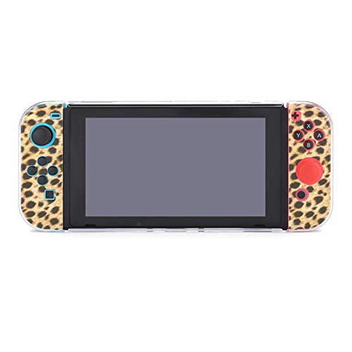 Калъф за Nintendo Switch от кожата на Леопард, Комплект от пет Елементи, Защитен Калъф, Аксесоари за Игралната конзола Switch