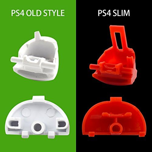 Преносим калъф Ambertown с пълен корпус и бутони, комплект модове за PS4 Pro Slim за безжичен контролер на Sony Playstation 4 Dualshock 4 PS4 Slim Pro - Черен