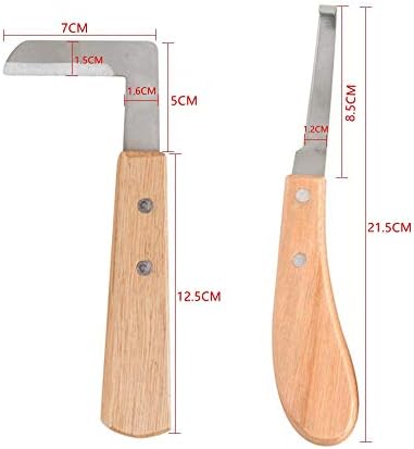 Нож за копитата на Лявата И Дясната Ръка на Едър Рогат Добитък, Коне да Използвате Нож За Копитата на Кон Инструмент За Подрязване