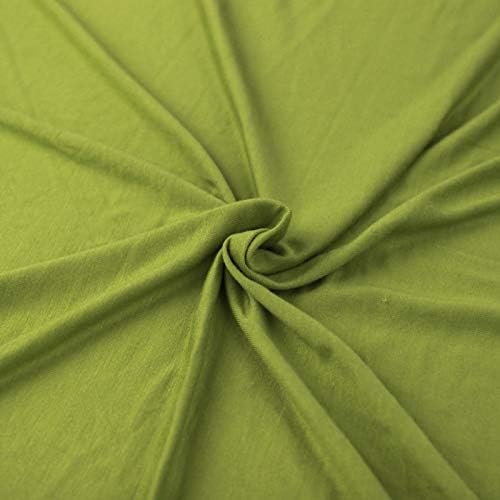 Стилна кърпа Лек трикотаж от вискозного ликра - 160 ГОРИВО (проба проба (7 x 10 инча), зелен Dusty Special)